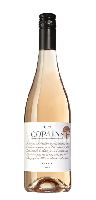 Les Copains, Pays d'Oc, Cinsault, Rosé, IGP