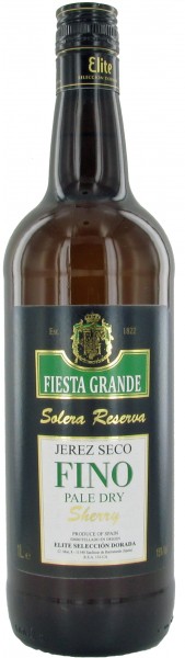 Sherry, Fiesta Grande, Fino, Dry - 1 Liter
