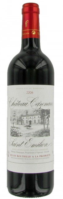 Château Cazenave, Saint-Emilion, Grand Cru, AOC