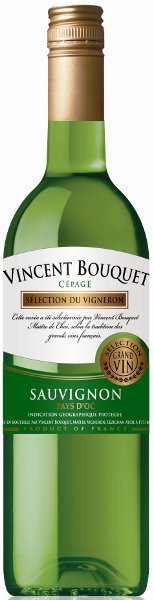Vincent Bouquet, Pays d'Oc, Sauvignon Blanc, IGP