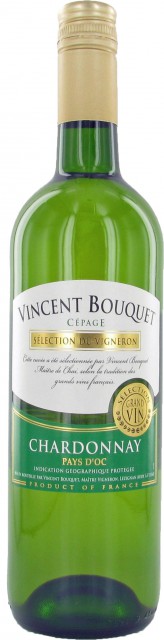 Vincent Bouquet, Pays d'Oc, Chardonnay, IGP