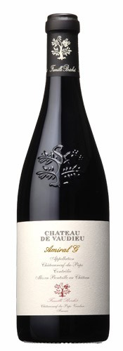 Château de Vaudieu, Rhône, Châteauneuf du Pâpe, Amiral G, Rouge, AOC