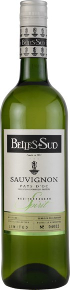 Belles du Sud, Pays d'Oc, Sauvignon Blanc, IGP