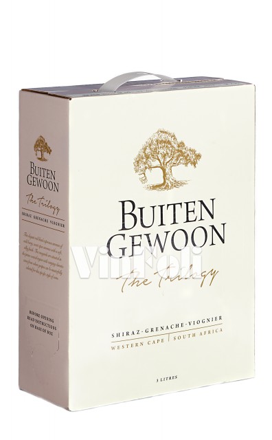 Buitengewoon, Bag in Box, 3 Liter, The Trilogy, Shiraz & Grenache & Viognier