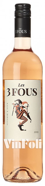Les 3 Fous, Pays d'Hérault, Rosé