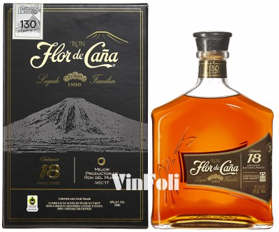 Rum, Flor de Caña, Centenario, 18 Years Aged
