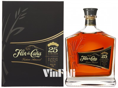 Rum, Flor de Caña, Single Estate, 25 Years Aged