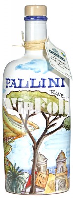 Pallini, Amalfi, Limoncello, 50 cl + Porselein fles, Limited Edition