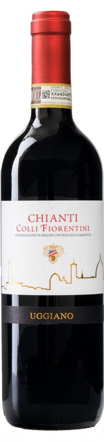 bevestig alstublieft kunstmest Stiptheid Rode wijn Italië Uggiano, Toscane, Colli Fiorentini, Chianti, DOCG