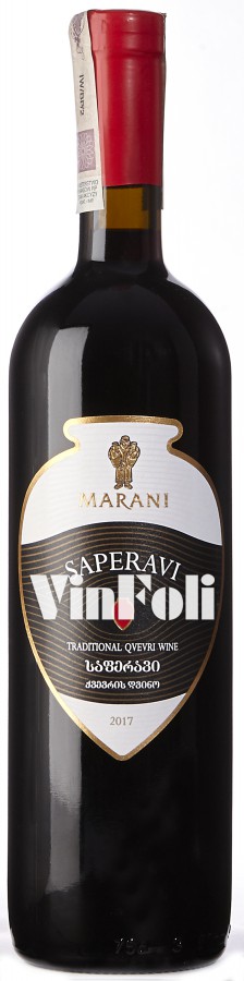 Rode wijn Georgië Marani, Kakheti, Saperavi, Qvevri