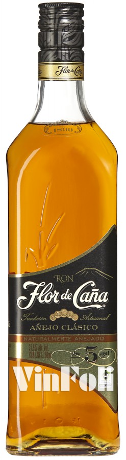 Apéro & Sterke dranken Rum Rum, Flor de Caña, Añejo Clásico, 5 Years Aged