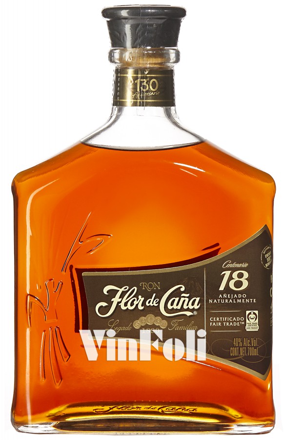 Apéro & Sterke dranken Rum Rum, Flor de Caña, Centenario, 18 Years Aged