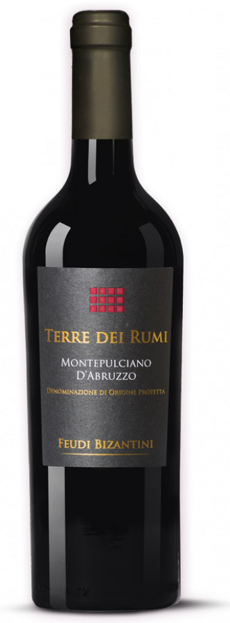 Rode wijn Italie Feudi Bizantini, Abruzzo, Montepulciano d'Abruzzo, Terre dei Rumi, DOP