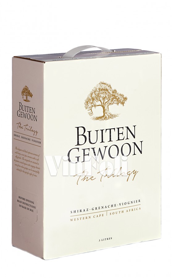 Bag In Box Zuid-Afrika Buitengewoon, Bag in Box, 10 Liter, The Trilogy, Shiraz & Grenache & Viognier