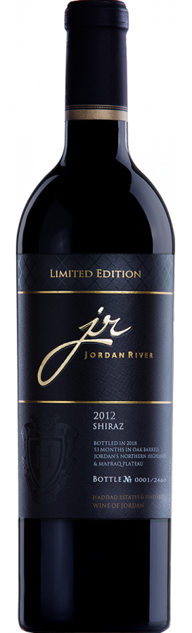 Rode wijn Jordanië Haddad, Jordan River, Shiraz, Limited Edition