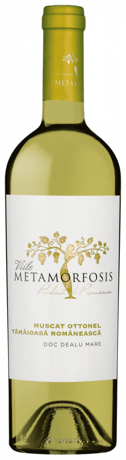 Bio wijn Roemenië Metamorfosis, Dealu Mare, Muscat Ottonel & Tamaioasa Romaneasca, Bio