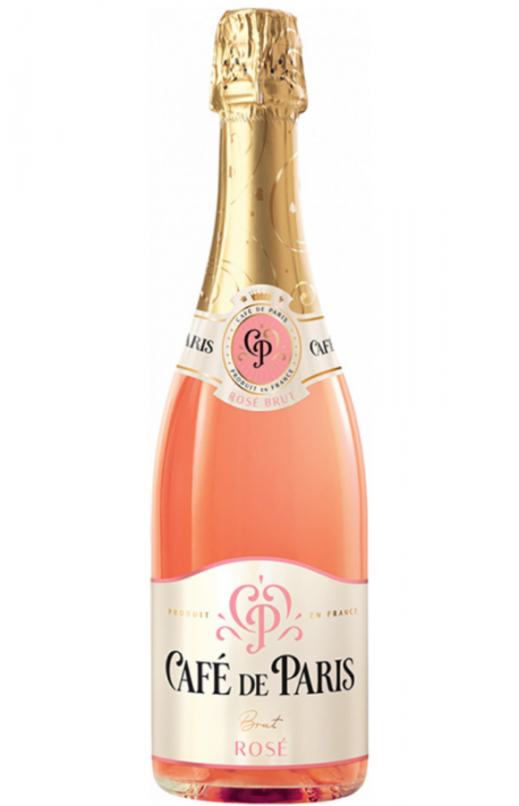 kas bekken Indrukwekkend Mousserende wijn Frankrijk Café de Paris, Bordeaux, Brut, Rosé