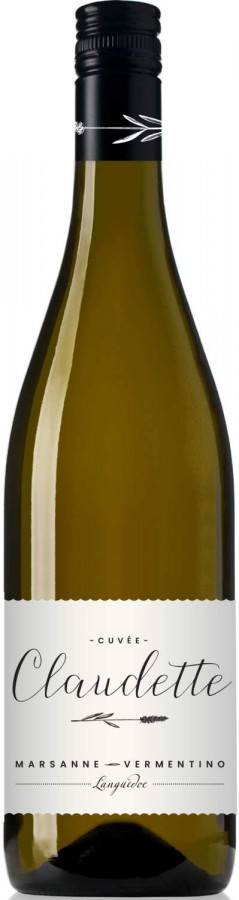 Witte wijn Frankrijk Claudette, Languedoc, Marsanne & Vermentino, Blanc, IGP