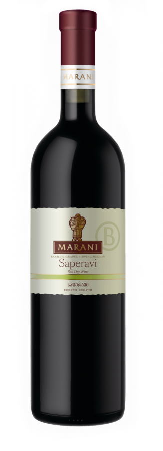 Rode wijn Georgië Marani, Kakheti, Saperavi, Bio