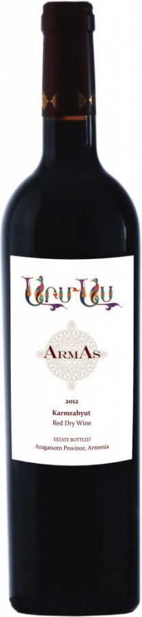 Rode wijn Armenië Armas, Aragatsotn, Karmrahyut