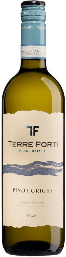 Witte wijn Italië Terre Forti, Emilia-Romagna, Radici d'Italia, Pinot Grigio, DOC