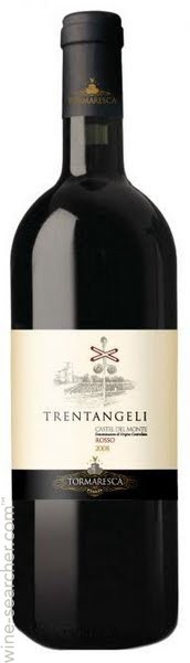 Bio wijn Italie Tormaresca, Antinori, Puglia, Trentangeli, Castel del Monte, Organic, DOC