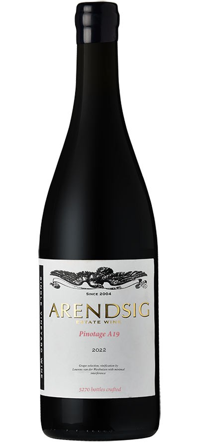 Rode wijn Zuid-Afrika Arendsig, Robertson, Pinotage, Blok A19, Single Vineyard