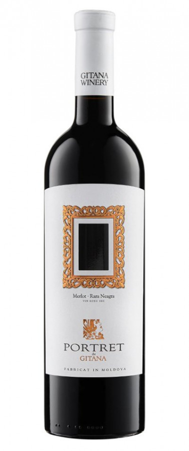 Rode wijn Moldavië Gitana, Valul lui Traian, Portret,  Merlot & Rara Neagra