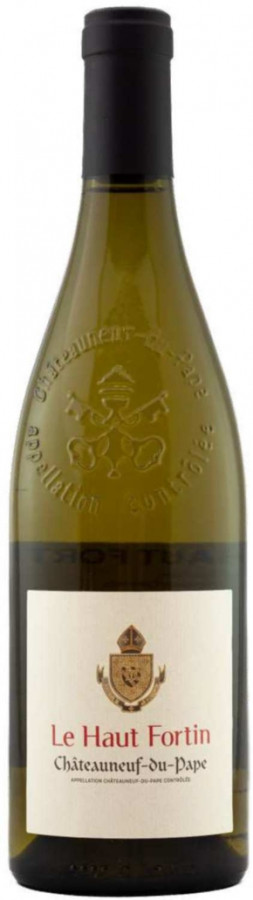 Witte wijn Frankrijk Le Haut Fortin, Côtes du Rhône, Châteauneuf du Pape, Blanc, AOC Witte wijn Frankrijk Le Haut Fortin, Côtes du Rhône, Châteauneuf du Pape, Blanc, AOC