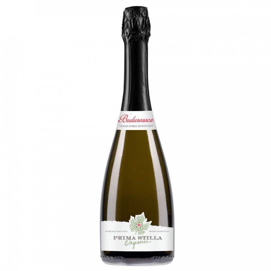 Mousserende wijn Roemenië Budureasca, Dealu Mare, Prima Stilla, Brut Nature Mousserende wijn Roemenië Budureasca, Dealu Mare, Prima Stilla, Brut Nature