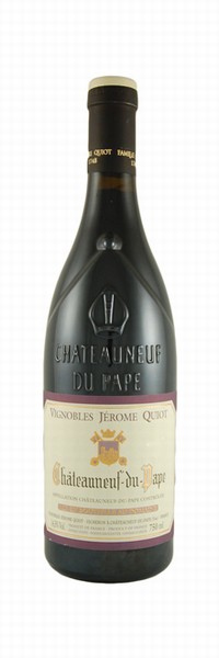 Rode wijn Frankrijk Jerôme Quiot, Rhône, Domaine du Vieux Lazaret, Châteauneuf du Pape, Rouge, AOC