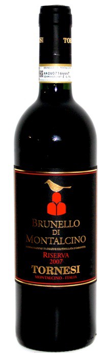 Rode wijn Italië Tornesi, Toscane, Brunello di Montalcino, Riserva, DOCG