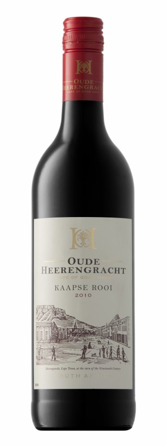 Rode wijn Zuid-Afrika Oude Heerengracht, Cape of Good Hope, Kaapse Rooi, Cinsault & Ruby Cabernet