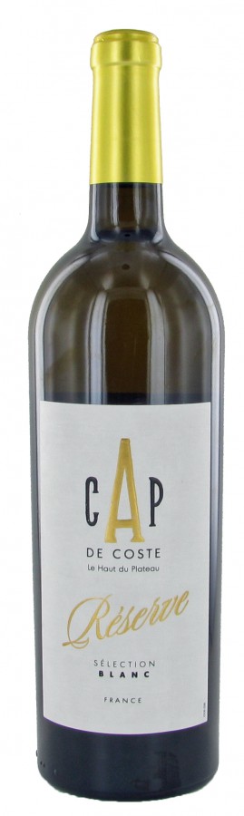 Witte wijn Frankrijk Cap de Coste, Côtes de Gascogne, Réserve, Blanc, IGP