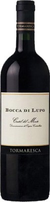 Rode wijn Italië Tormaresca, Antinori, Puglia, Bocca di Lupo, Castel del Monte, DOC
