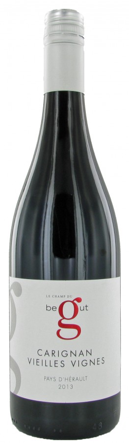 Rode wijn Frankrijk Le Champ du Begut, Pays d'Hérault, Carignan, Vieilles Vignes, IGP