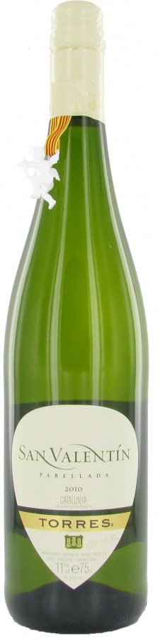 Witte wijn Spanje Torres, Catalunya, San Valentín, Parellada, Semi Dulce, Blanco