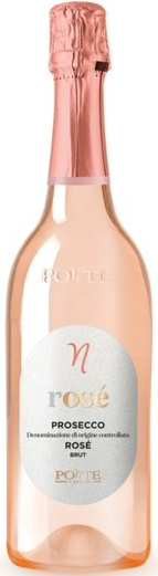 Mousserende wijn Italie Ponte, Treviso, Prosecco, Brut, Rosé, Millesimato, DOC