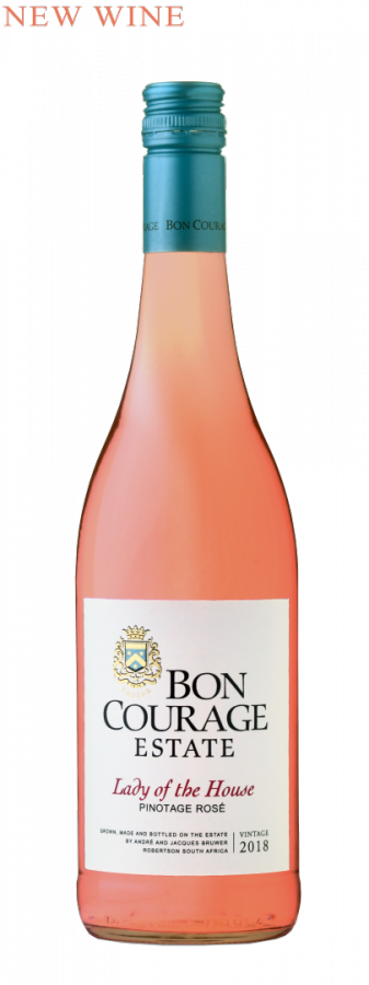 Rosé wijn Zuid-Afrika Bon Courage, Robertson, Lady of the House, Pinotage, Rosé
